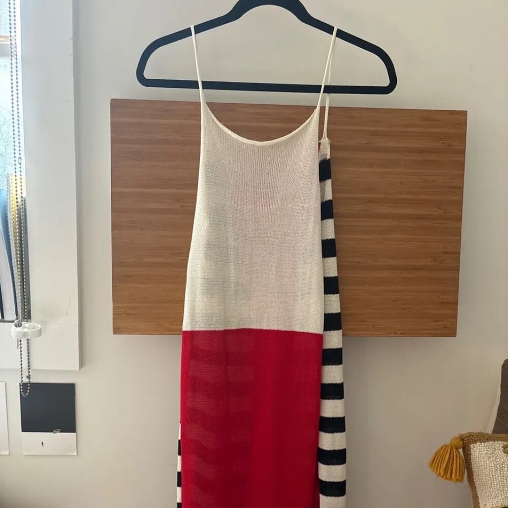 ECKHAUS LATTA  Striped knit dress - Picture 2 of 5